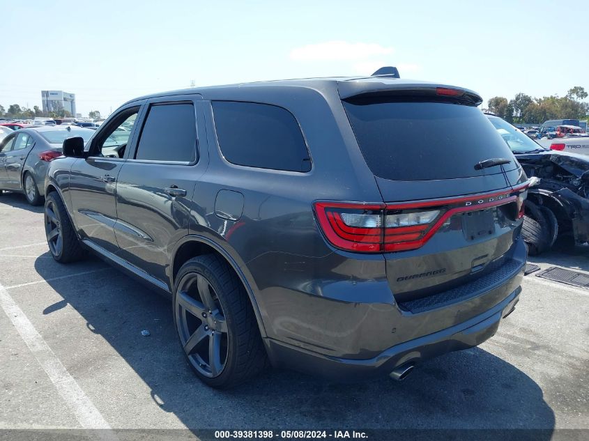 2018 Dodge Durango R/T Rwd VIN: 1C4SDHCT3JC183962 Lot: 39381398