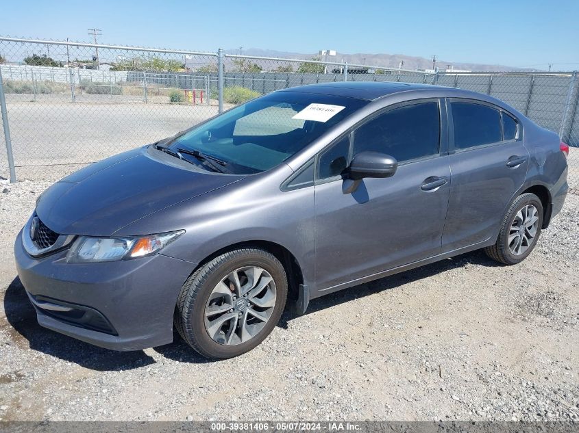 2014 Honda Civic Ex VIN: 19XFB2F89EE259811 Lot: 39381406