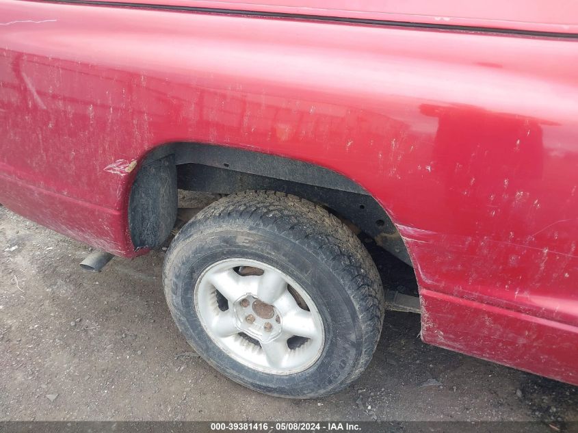 1998 Dodge Dakota Slt/Sport VIN: 1B7GL22Y6WS599570 Lot: 39381416