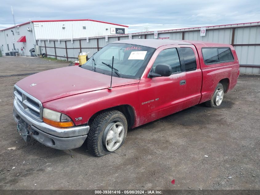 1998 Dodge Dakota Slt/Sport VIN: 1B7GL22Y6WS599570 Lot: 39381416