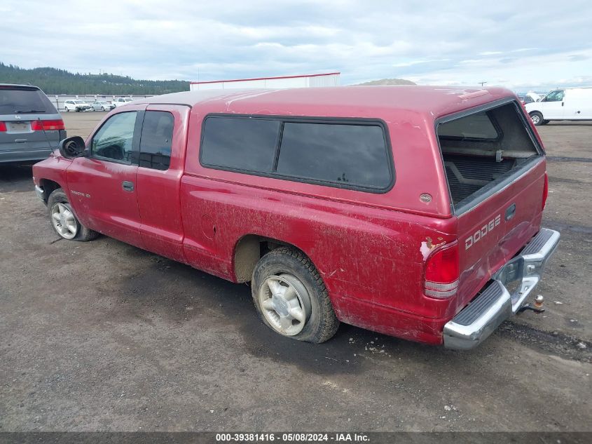 1998 Dodge Dakota Slt/Sport VIN: 1B7GL22Y6WS599570 Lot: 39381416