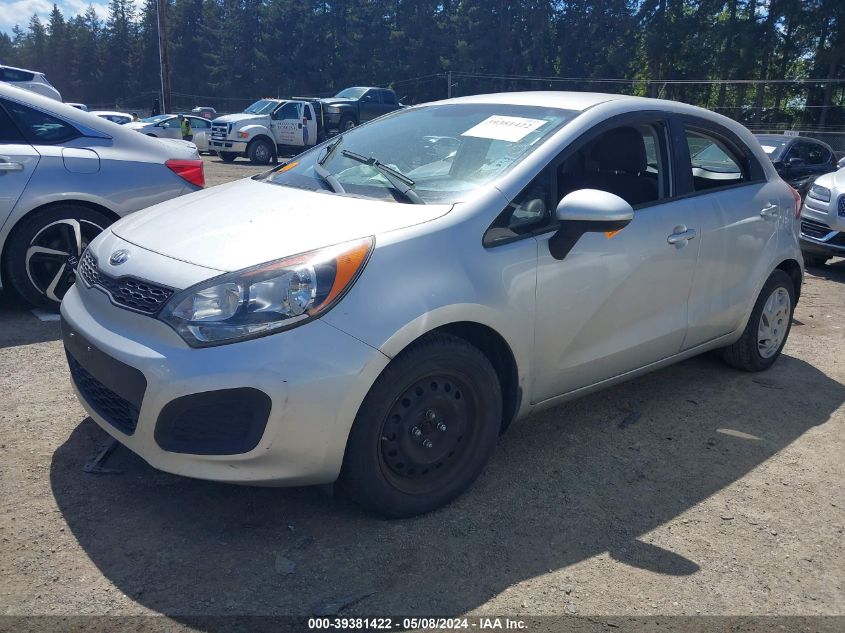 2014 Kia Rio Lx VIN: KNADM5A31E6359094 Lot: 39381422