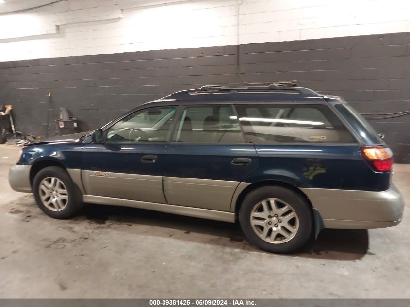 2003 Subaru Outback VIN: 4S3BH675X37620663 Lot: 39381425