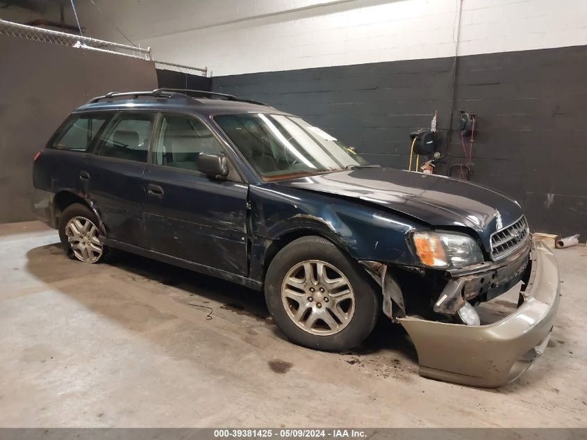 2003 Subaru Outback VIN: 4S3BH675X37620663 Lot: 39381425