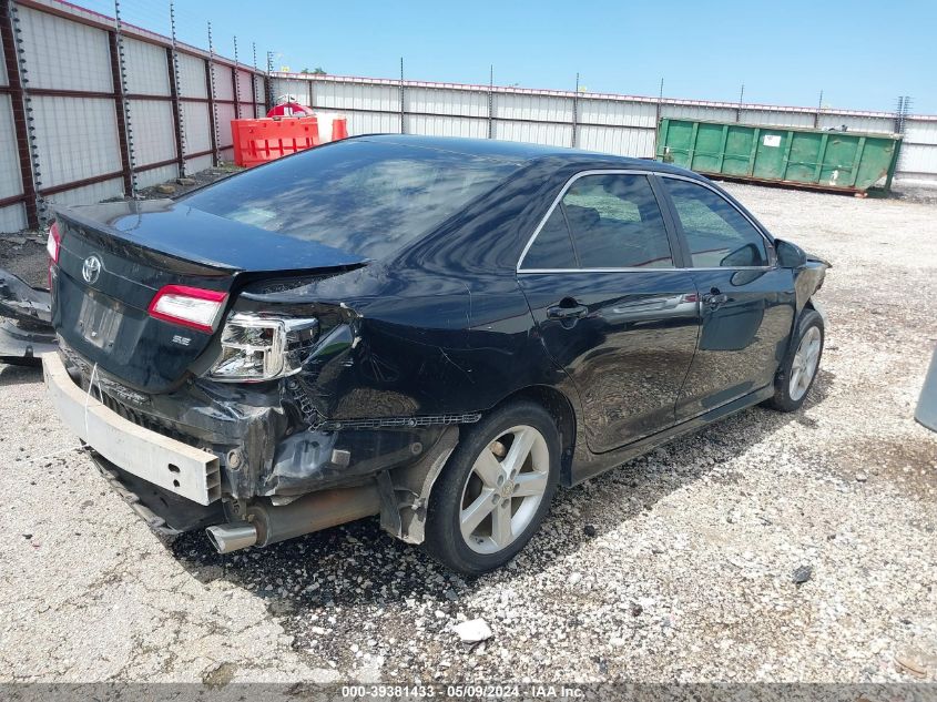 2013 Toyota Camry Se VIN: 4T1BF1FK1DU254624 Lot: 39381433