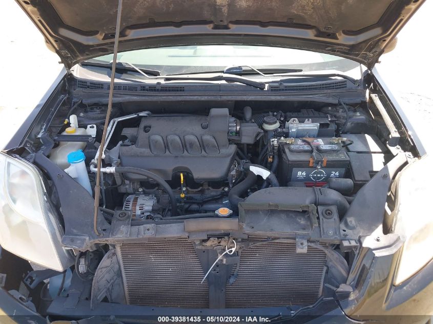 2011 Nissan Sentra 2.0S VIN: 3N1AB6AP2BL719899 Lot: 39381435