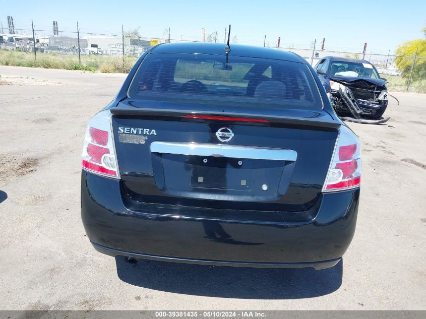 2011 Nissan Sentra 2.0S VIN: 3N1AB6AP2BL719899 Lot: 39381435