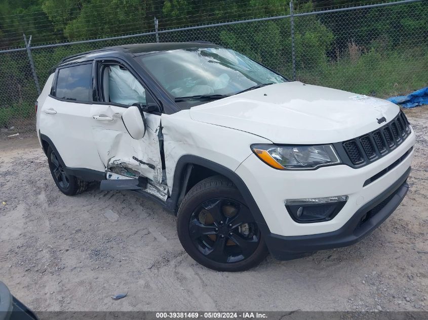 2021 Jeep Compass Altitude 4X4 VIN: 3C4NJDBB8MT586075 Lot: 39381469