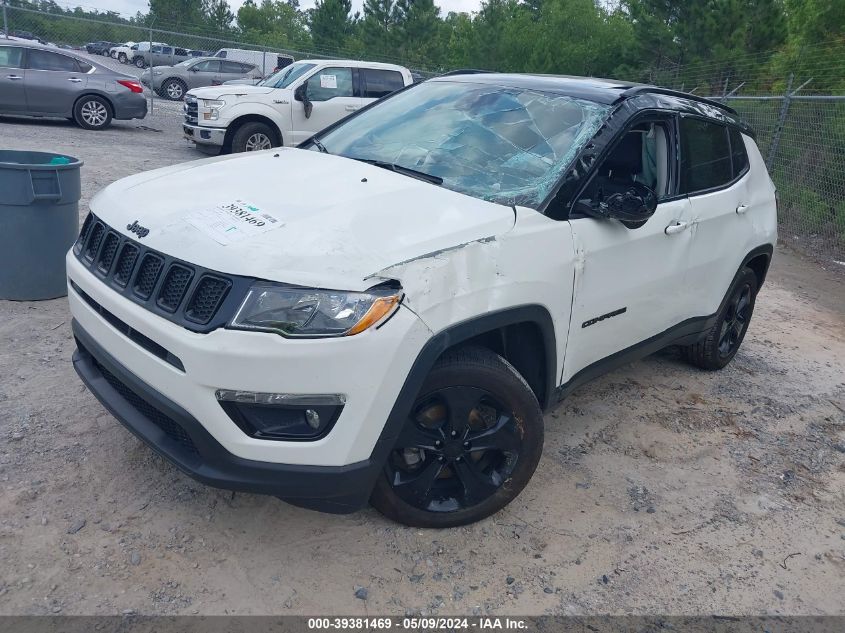 2021 Jeep Compass Altitude 4X4 VIN: 3C4NJDBB8MT586075 Lot: 39381469