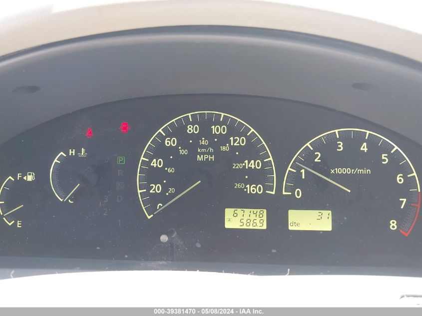 2004 Infiniti I35 Luxury VIN: JNKDA31AX4T200250 Lot: 39381470