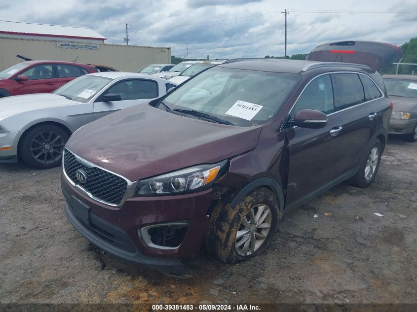 2017 Kia Sorento 2.4L Lx VIN: 5XYPG4A34HG254195 Lot: 39381483