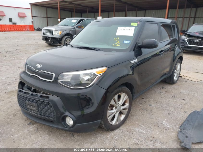 2016 Kia Soul + VIN: KNDJP3A52G7345768 Lot: 39381481