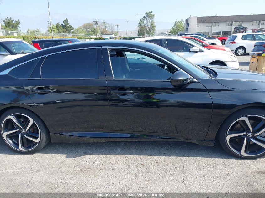 2021 Honda Accord Sport VIN: 1HGCV1F37MA089699 Lot: 39381491