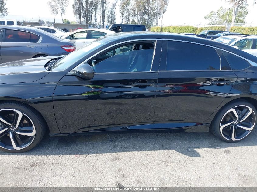 2021 Honda Accord Sport VIN: 1HGCV1F37MA089699 Lot: 39381491