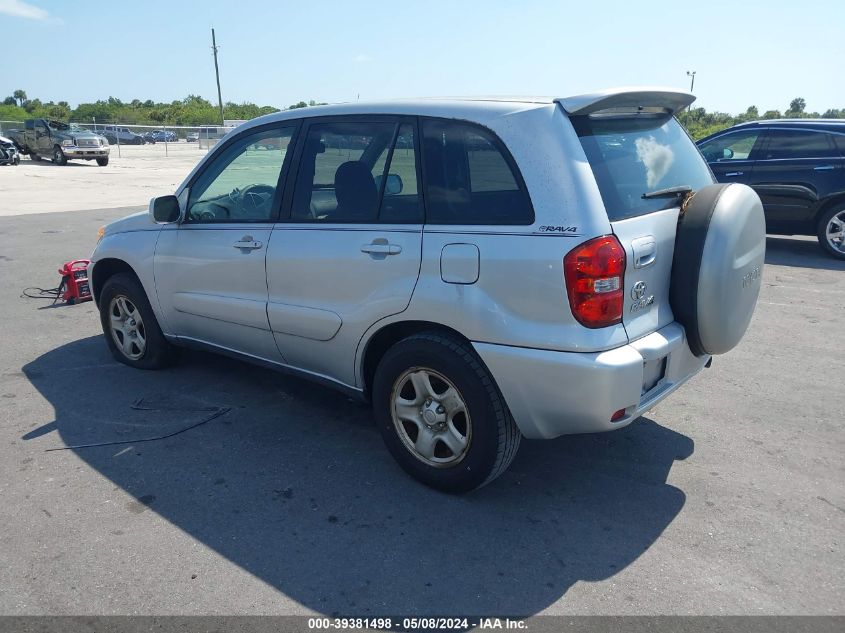 2004 Toyota Rav4 VIN: JTEGD20V040003699 Lot: 39381498