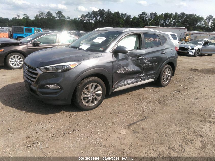 2017 Hyundai Tucson Se VIN: KM8J3CA43HU409947 Lot: 39381499