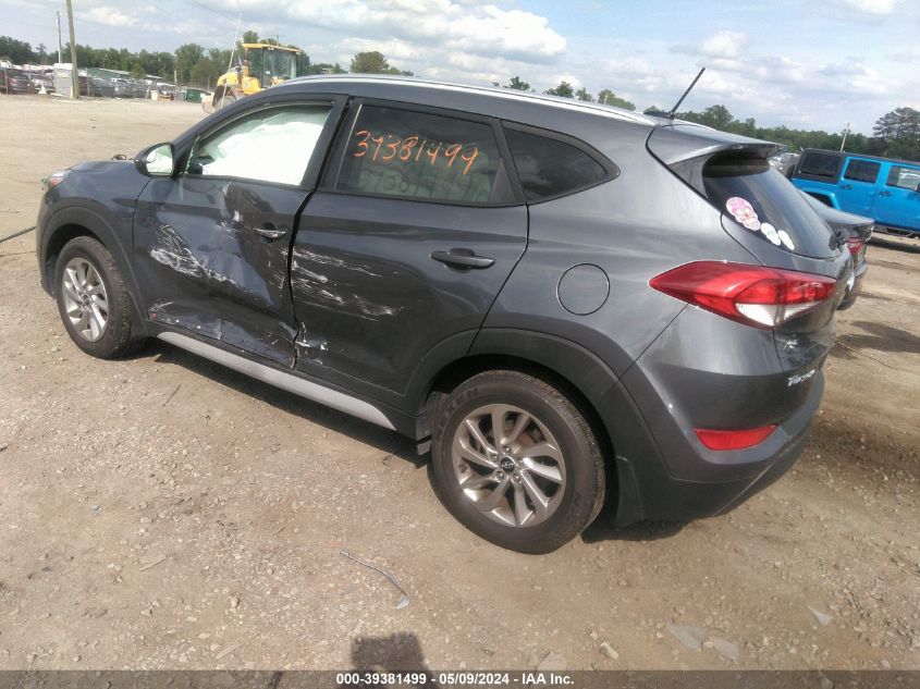 2017 Hyundai Tucson Se VIN: KM8J3CA43HU409947 Lot: 39381499