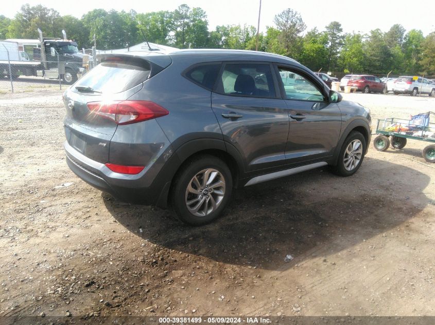 2017 Hyundai Tucson Se VIN: KM8J3CA43HU409947 Lot: 39381499