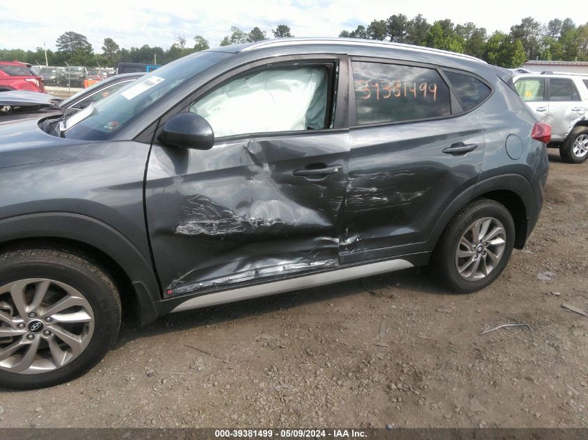 2017 Hyundai Tucson Se VIN: KM8J3CA43HU409947 Lot: 39381499