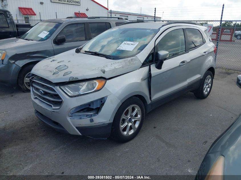 2018 Ford Ecosport Se VIN: MAJ3P1TE8JC235855 Lot: 39381502