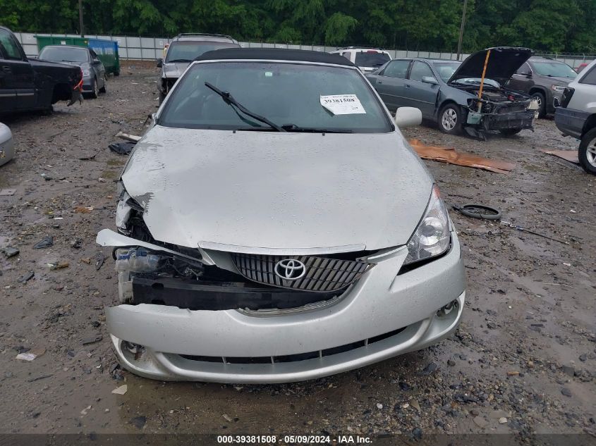 2005 Toyota Camry Solara Sle VIN: 4T1FA38P95U057500 Lot: 39381508