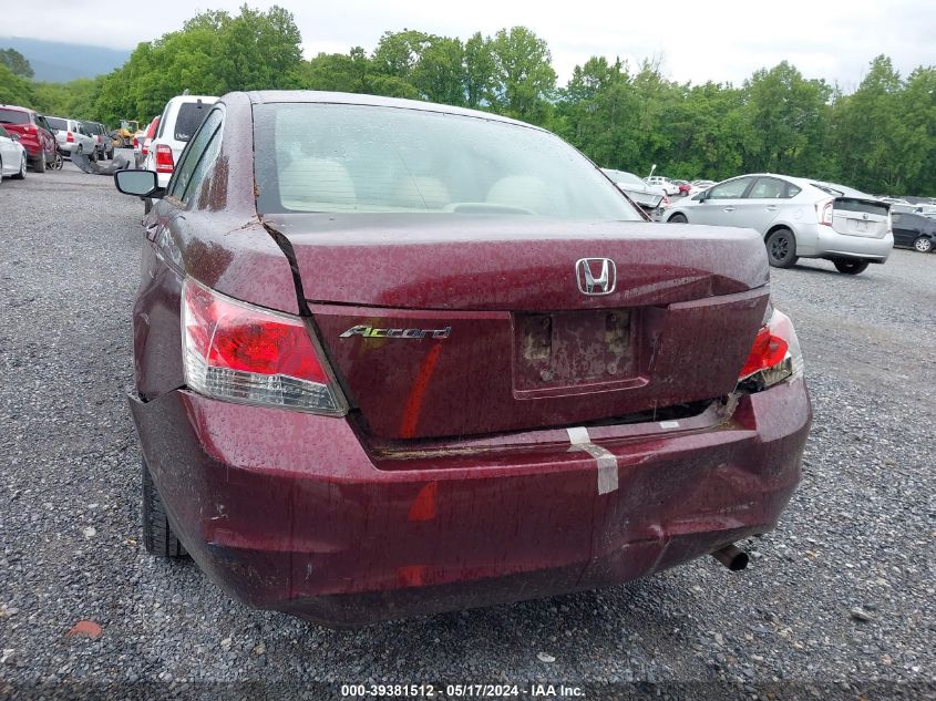 2010 Honda Accord 2.4 Lx VIN: 1HGCP2F31AA149701 Lot: 39381512