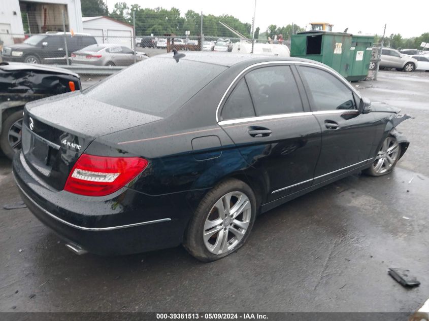 WDDGF8AB5DR254810 2013 Mercedes-Benz C 300 Luxury 4Matic/Sport 4Matic