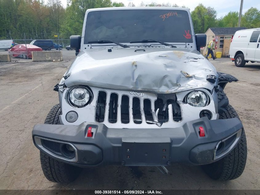 2018 Jeep Wrangler Jk Unlimited Sahara 4X4 VIN: 1C4HJWEG5JL922479 Lot: 39381514