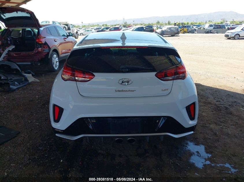 2020 Hyundai Veloster Turbo VIN: KMHTH6AB0LU028544 Lot: 39381518