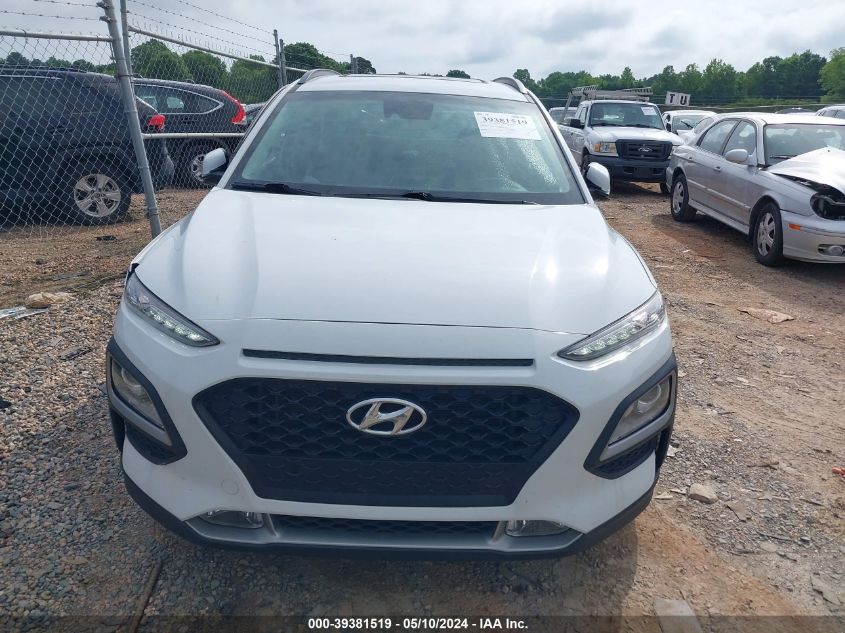 2021 Hyundai Kona Sel Plus VIN: KM8K6CAA6MU630602 Lot: 39381519