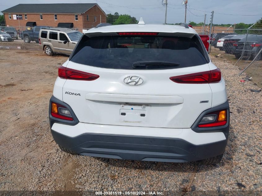 2021 Hyundai Kona Sel Plus VIN: KM8K6CAA6MU630602 Lot: 39381519