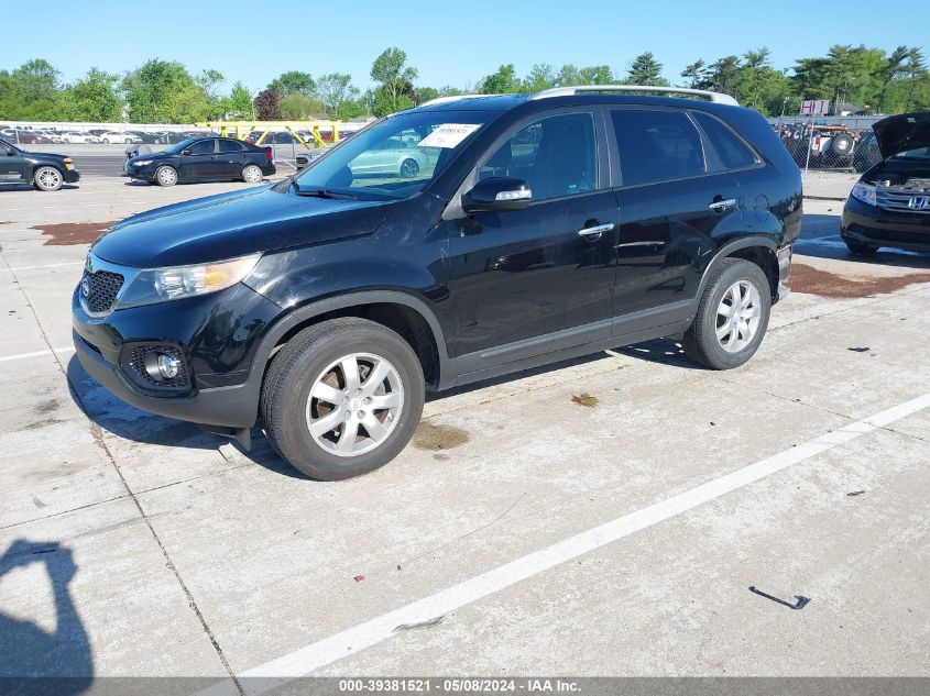 2011 Kia Sorento Lx VIN: 5XYKT4A16BG016182 Lot: 39381521