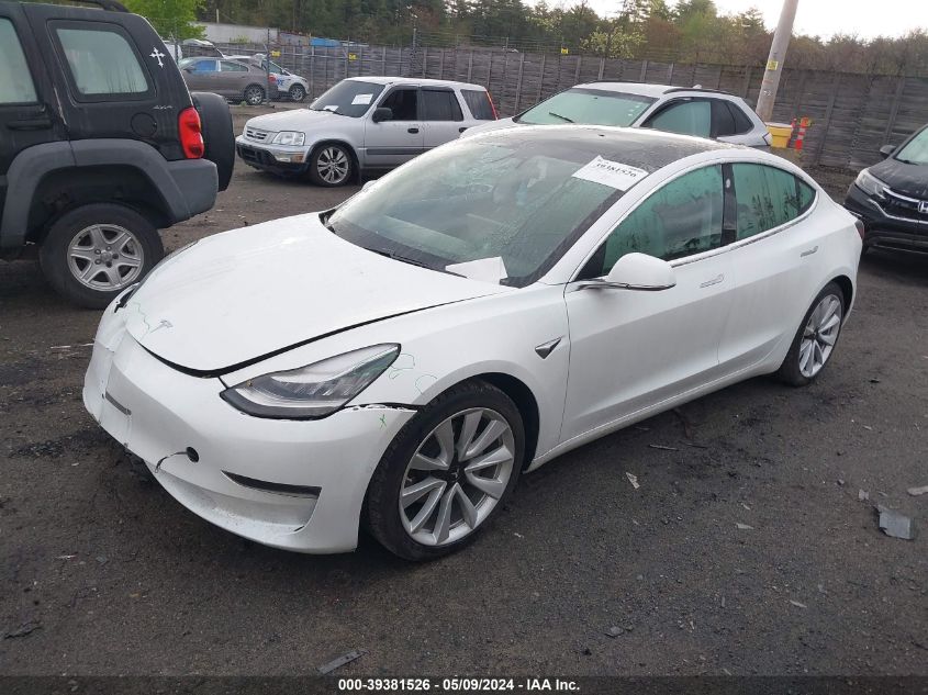 2020 Tesla Model 3 Long Range Dual Motor All-Wheel Drive VIN: 5YJ3E1EB6LF712291 Lot: 39381526