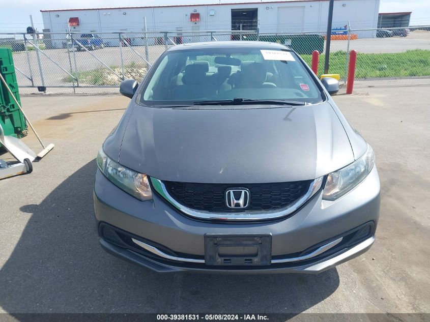 2013 Honda Civic Ex VIN: 2HGFB2F80DH507464 Lot: 39381531