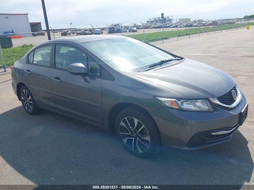 2013 Honda Civic Ex VIN: 2HGFB2F80DH507464 Lot: 39381531