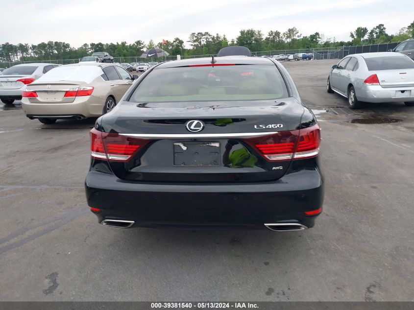 2015 Lexus Ls 460 VIN: JTHCL5EF9F5024452 Lot: 39381540