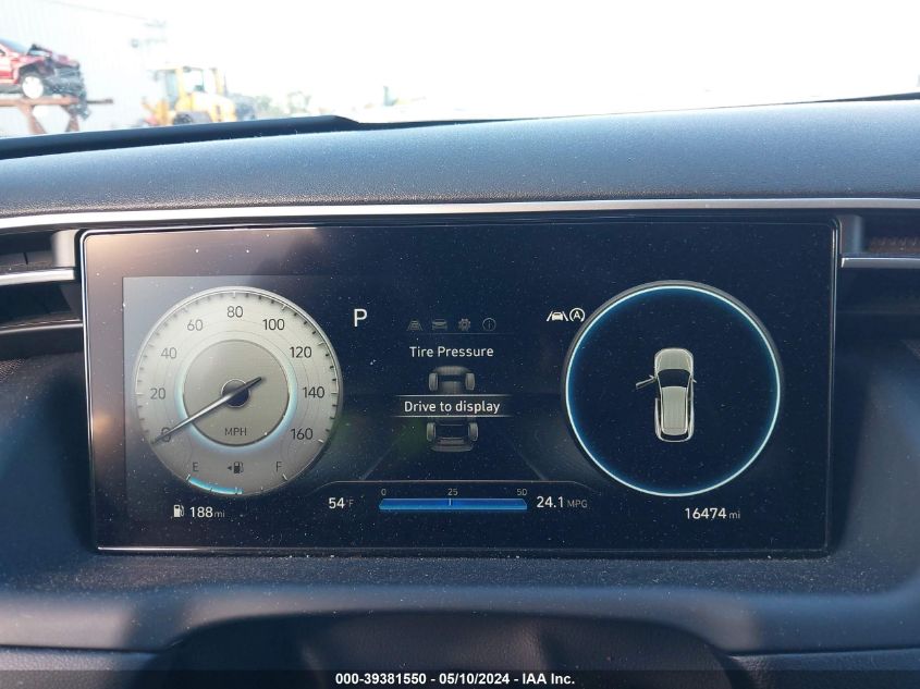 2022 Hyundai Tucson Sel VIN: 5NMJC3AE6NH140892 Lot: 39381550