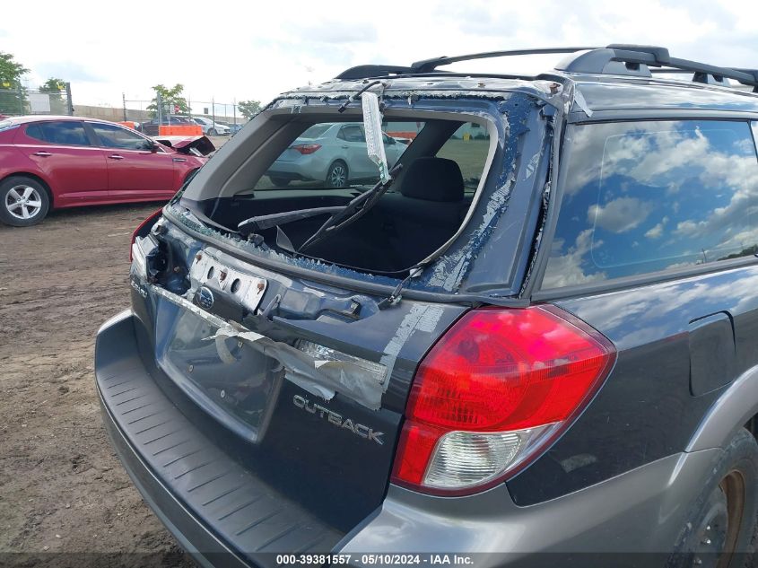 2009 Subaru Outback 2.5I VIN: 4S4BP60C297322303 Lot: 39381557