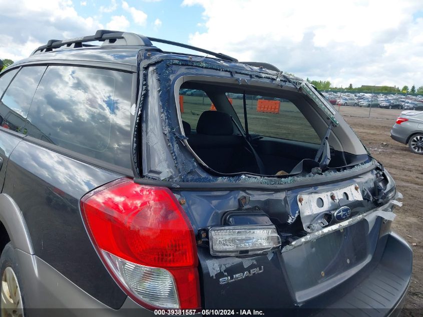 2009 Subaru Outback 2.5I VIN: 4S4BP60C297322303 Lot: 39381557