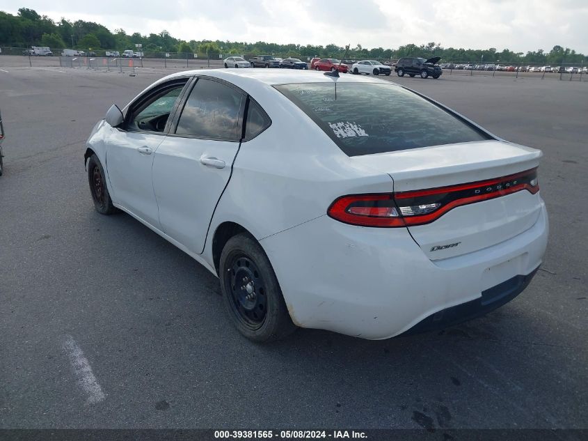 2015 Dodge Dart Se VIN: 1C3CDFAA1FD131794 Lot: 39381565