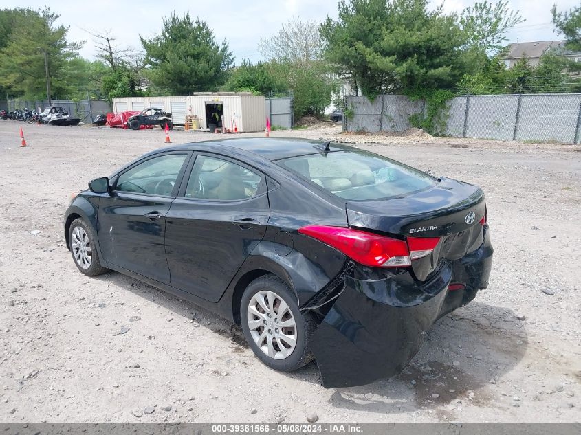 2013 Hyundai Elantra Gls VIN: KMHDH4AEXDU597664 Lot: 39381566