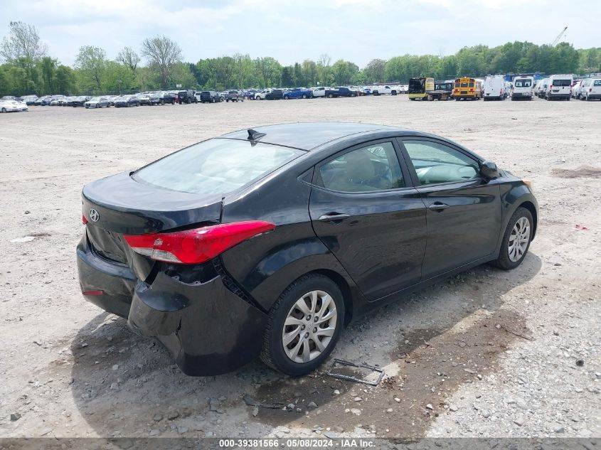 2013 Hyundai Elantra Gls VIN: KMHDH4AEXDU597664 Lot: 39381566