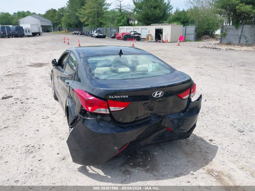 2013 Hyundai Elantra Gls VIN: KMHDH4AEXDU597664 Lot: 39381566