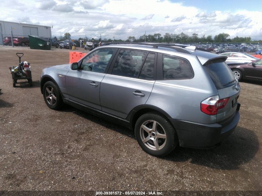 2004 BMW X3 2.5I VIN: WBXPA73454WB20064 Lot: 39381572