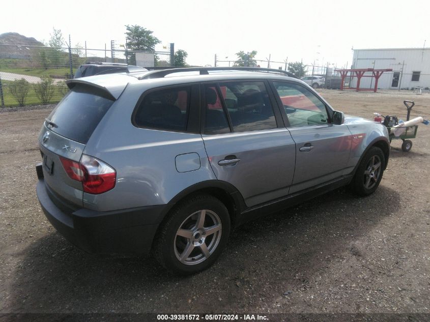 2004 BMW X3 2.5I VIN: WBXPA73454WB20064 Lot: 39381572