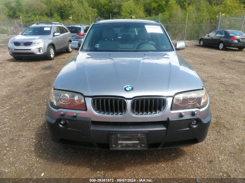 2004 BMW X3 2.5I VIN: WBXPA73454WB20064 Lot: 39381572