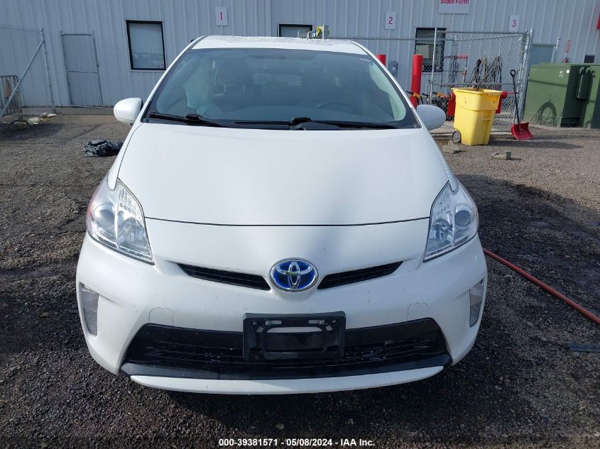 2013 Toyota Prius Three VIN: JTDKN3DU6D5547713 Lot: 39381571