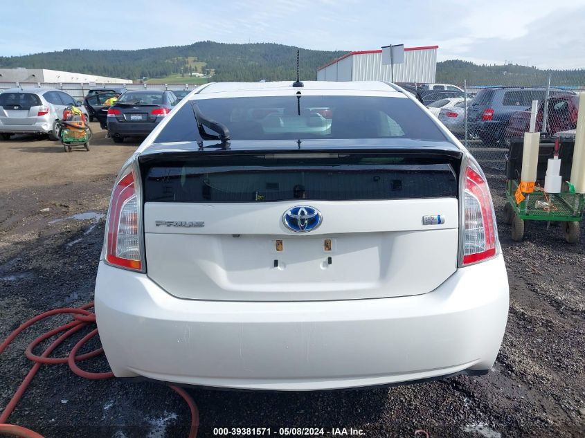 2013 Toyota Prius Three VIN: JTDKN3DU6D5547713 Lot: 39381571