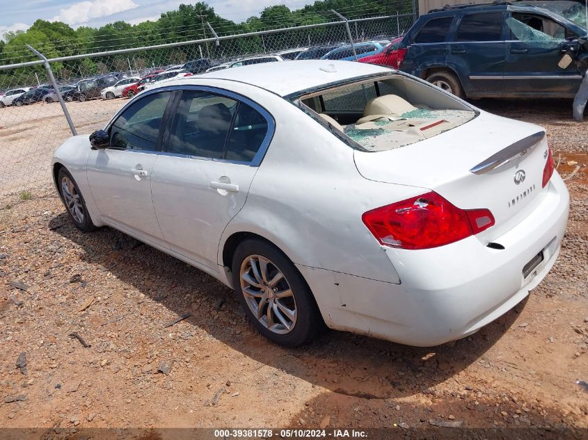 2009 Infiniti G37 Journey VIN: JNKCV61E59M306062 Lot: 39381578