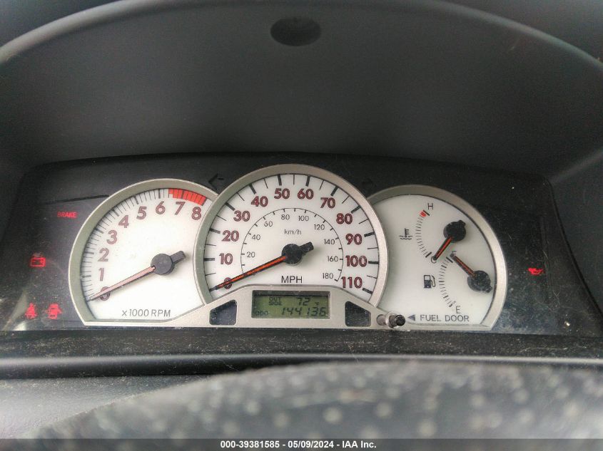 2005 Toyota Corolla S VIN: 2T1BR32E55C502489 Lot: 39381585